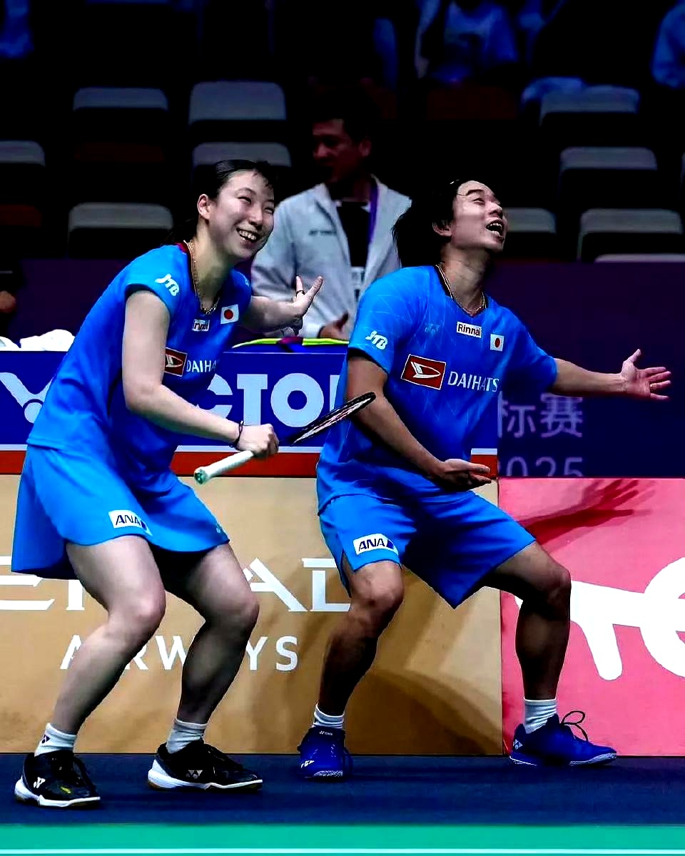 日本羽毛球队碾压英格兰羽毛球队，戴资颖送出助攻的简单介绍