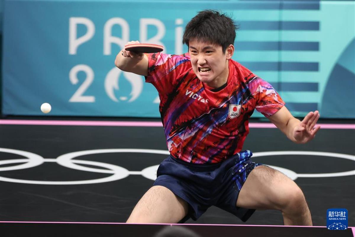 关于中国乒乓球队完胜英国乒乓球队，张本智和打破历史纪录的信息